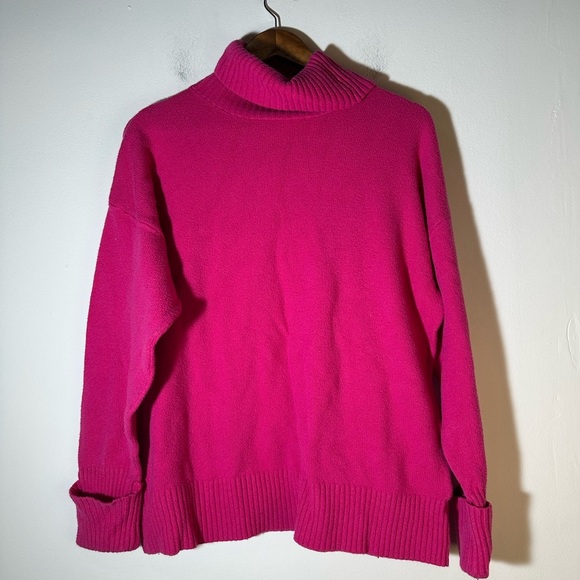 Old Navy Fuchsia Turtleneck Sweater - Picture 2 of 4